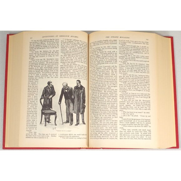 The Illustrated Sherlock Holmes Treasury by Sir Arthur Conan Doyle, 1986 Mystery - Picture 8 of 10